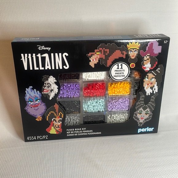 Perler Office Disney Villains Fused Bead Set Poshmark